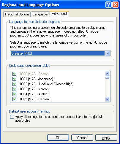 How To Display Chinese Characters In Windows Vista